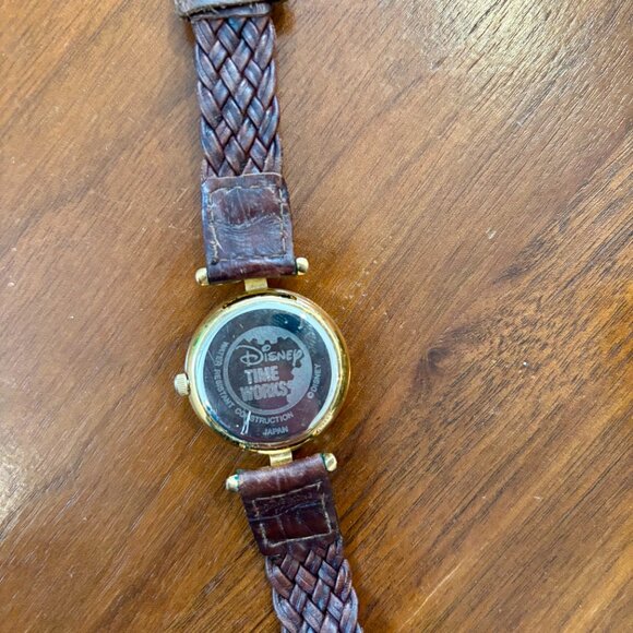 Disney Time Works Limited Edition Mickey Mouse Women's Watch Leather Band - Picture 10 of 11